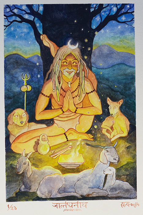 Jalandharnath is known as a Mahasiddha yogi and direct disciple of Shiva; some say he was Shiva himself (who entered into a dead body lying in the cemetery). Also, he is known in different traditions under different names as Jalandharipa, Haddipa, Haddipad, Hallipad, Jalandarpad, etc.